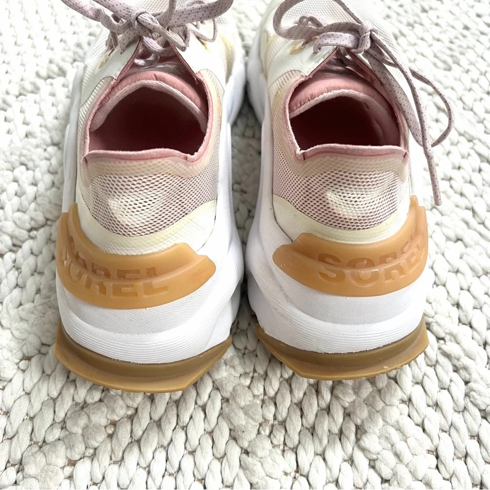 SOREL Kinetic RNEGD Float Sneakers Athletic Shoes Pink Womens Size 7 Like New - Picture 6 of 9
